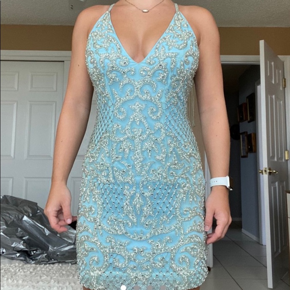 Light blue primavera dress
